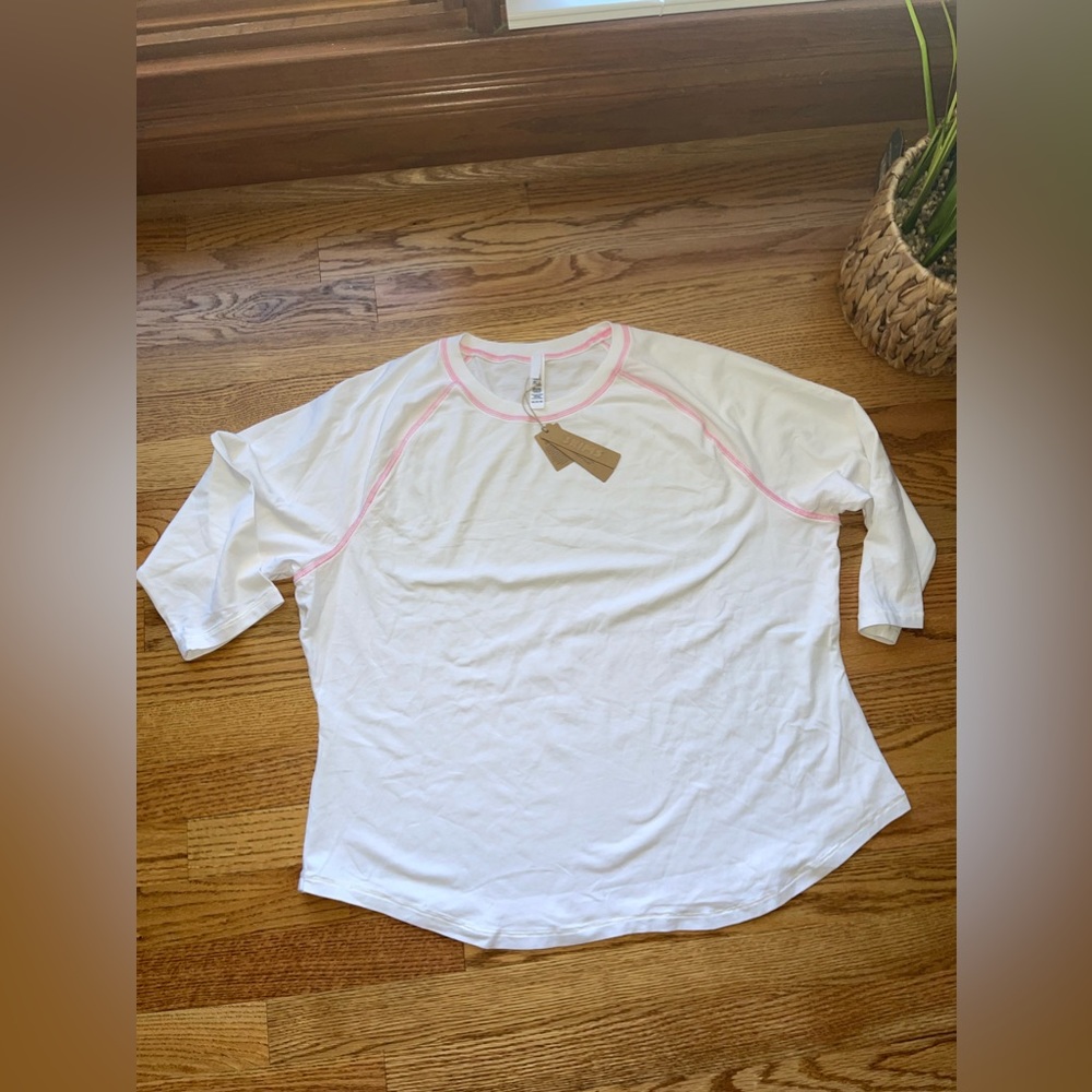 SKIMS 4X Vintage long sleeve T-shirt Color: Snow